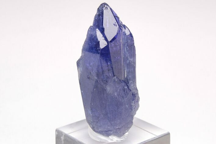 Brilliant Blue-Violet Tanzanite Crystal - Merelani Hills, Tanzania #206037